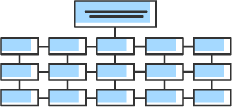 Illustration of blank boxes conveying the breadth of API and paltform support